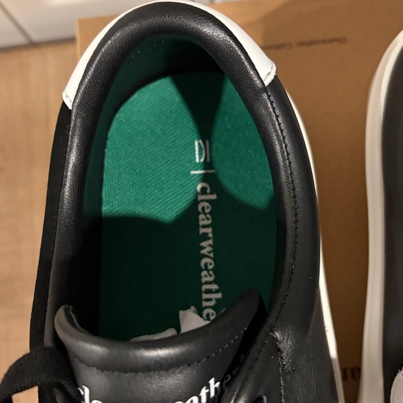 Men’s Clearweather Black and White Sneakers with Logo main image 7